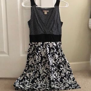 Black and white dress